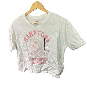 New strawberry shortcake tee tshirt cropped shirt XL